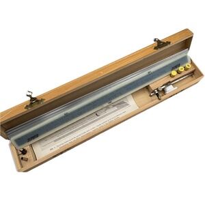 Vintage Zephyr Rapid Perfect Lettering Guide Set Original Box